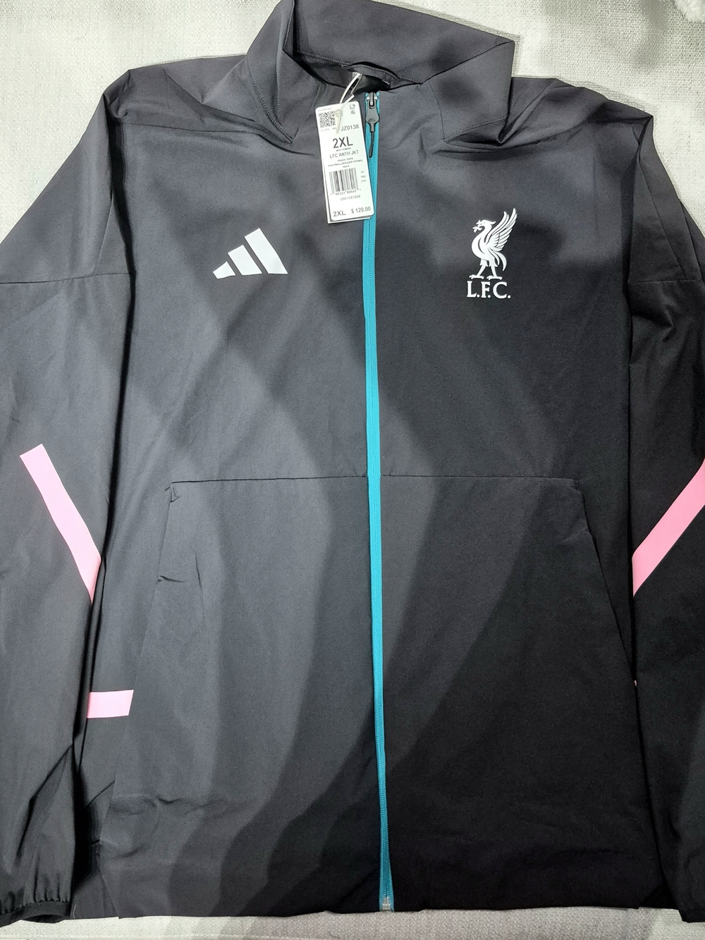 adidas Liverpool FC Z.N.E. Anthem Jacket — Men's 2XL